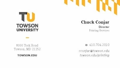 Custom TU Business Card, 2-Sided, Full-Color Both Sides}